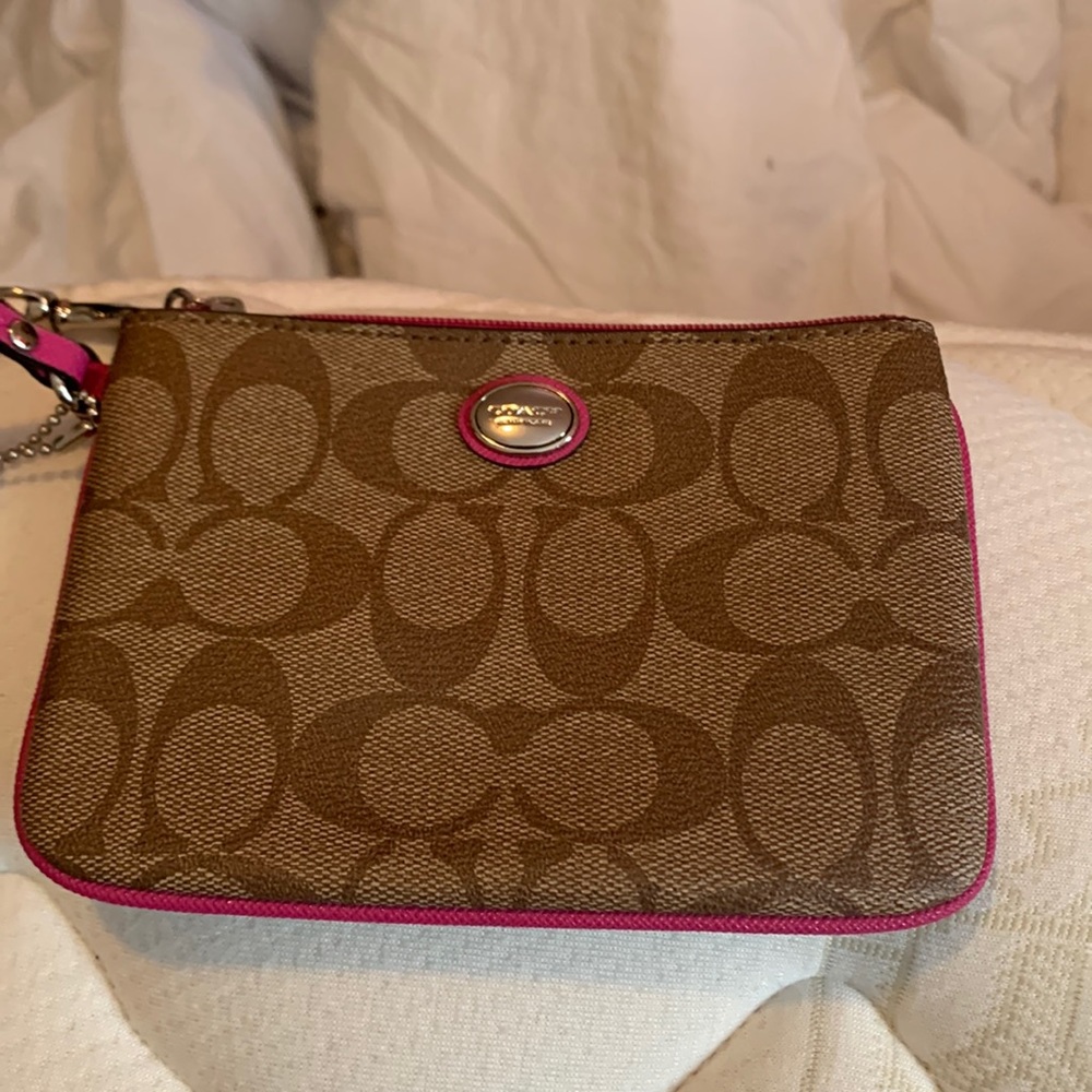 Coach mini clutch